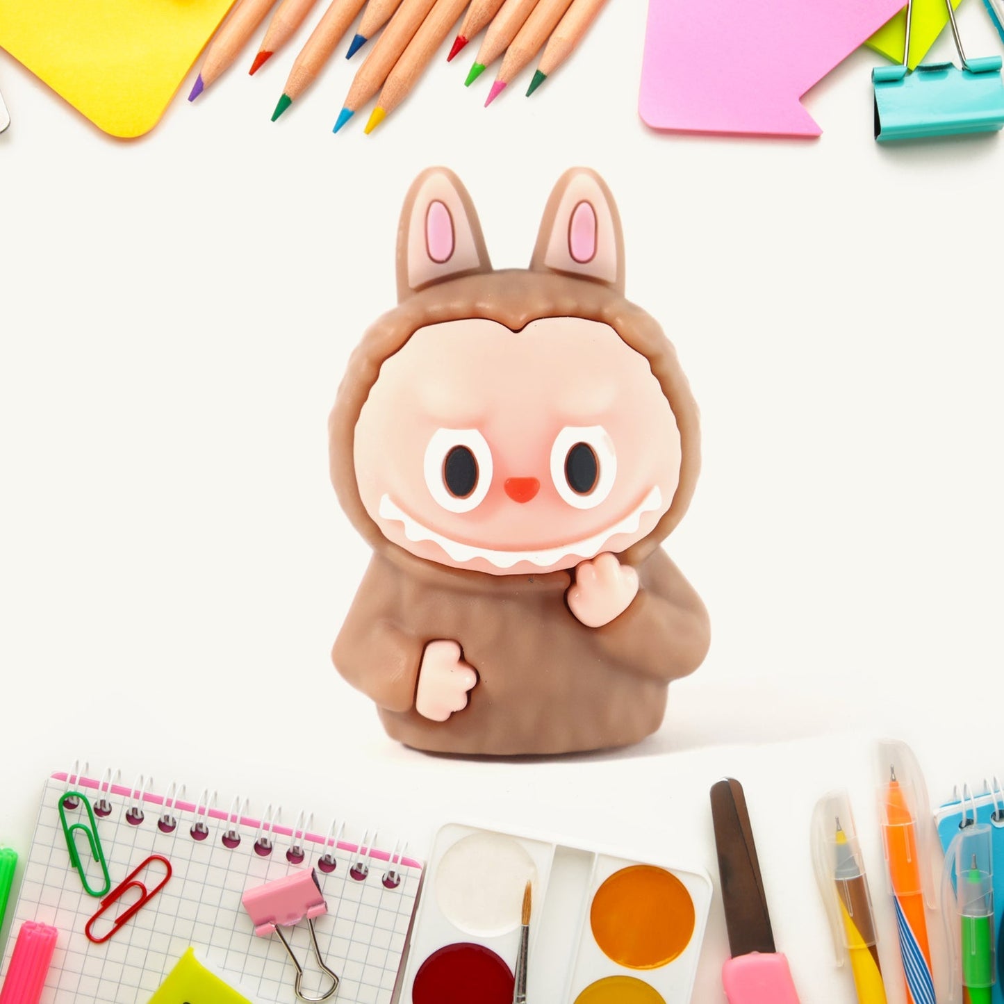 Cartoon 2 in 1 Cute Eraser with Pencil Sharpener (1 Pc / Mix Design) Signature kart
