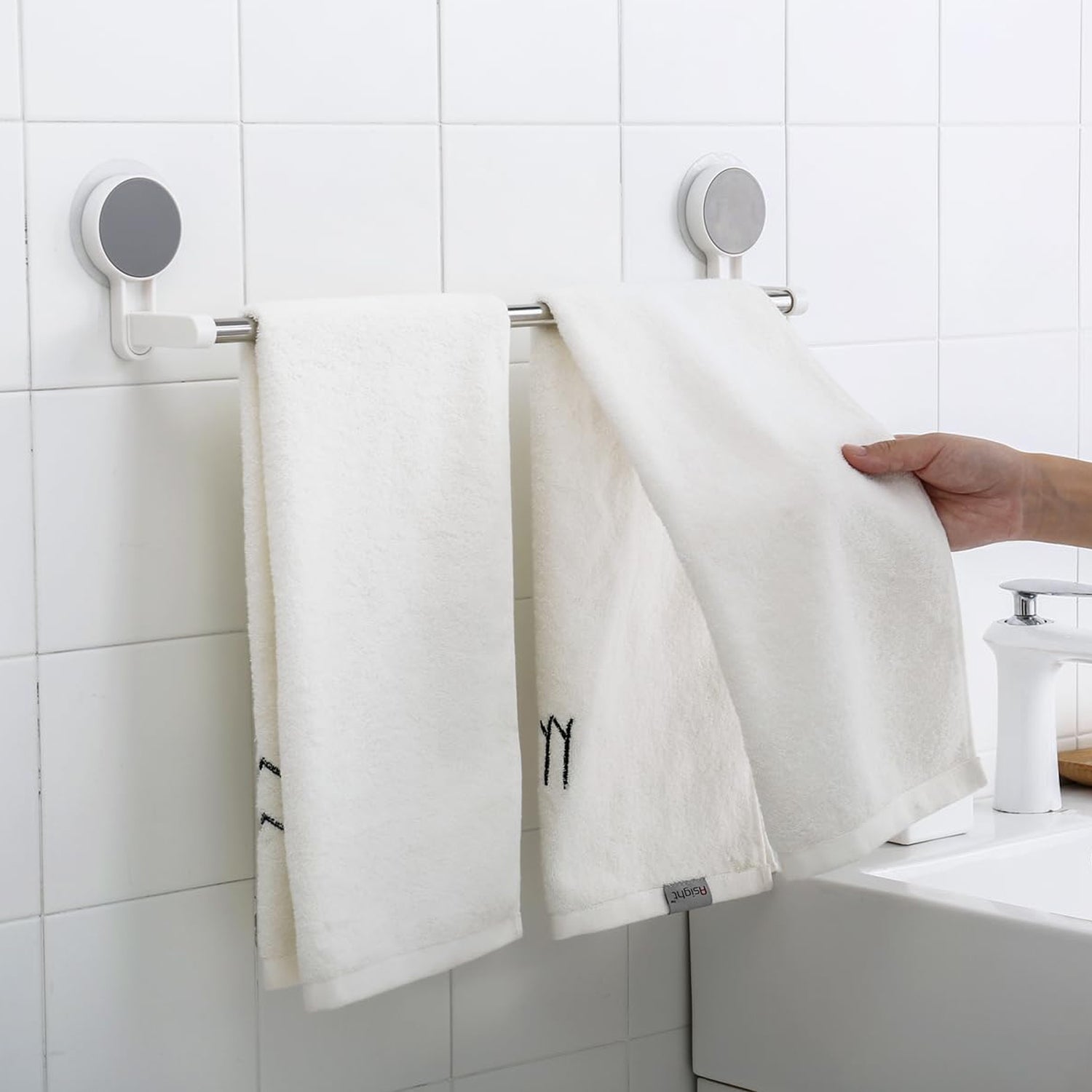Self-Adhesive Towel Rod - (1 Pc) signaturekarts