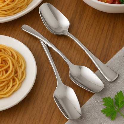 Stainless Steel Ice-Cream Spoon - (3 Pc / Set) signaturekarts