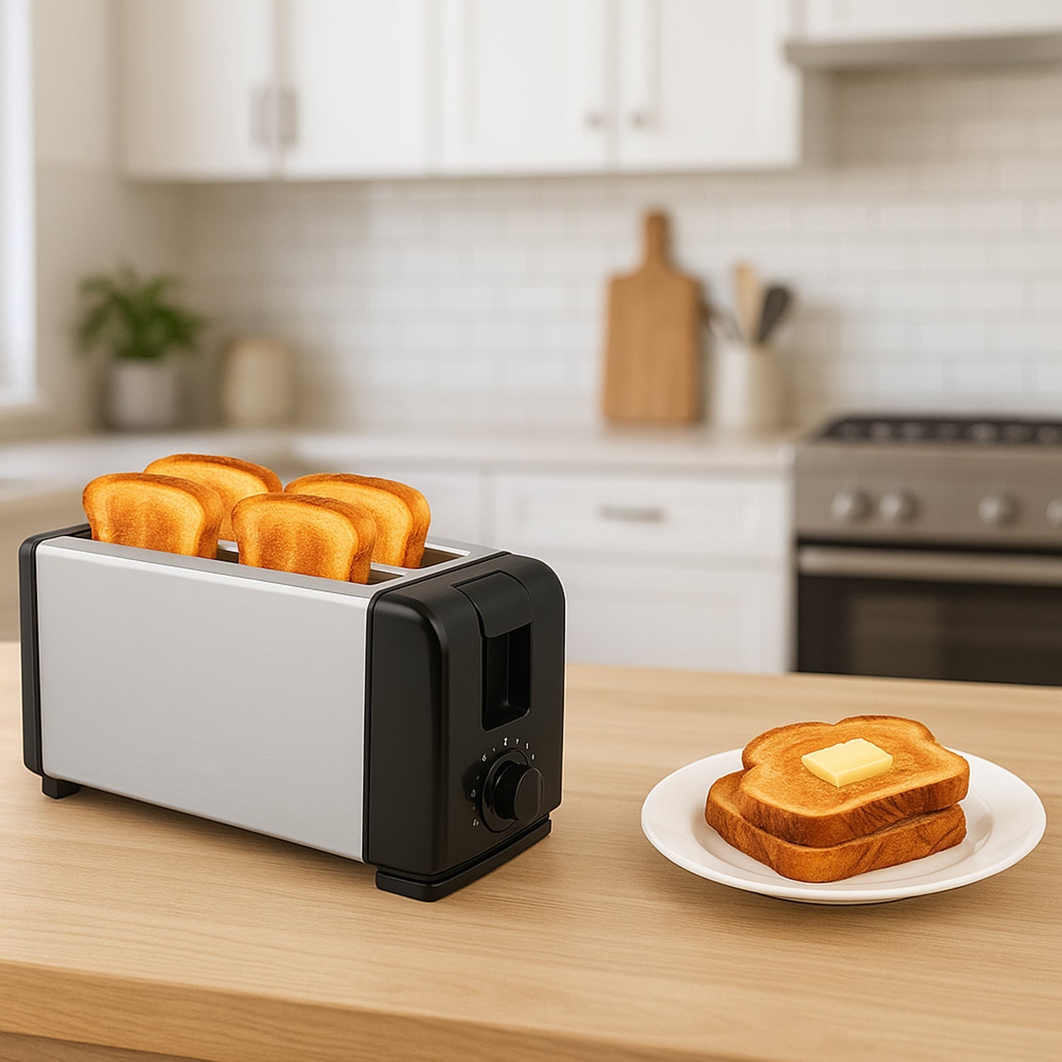 Orbit Adjustable Pop-Up Toaster - 1200w signaturekarts