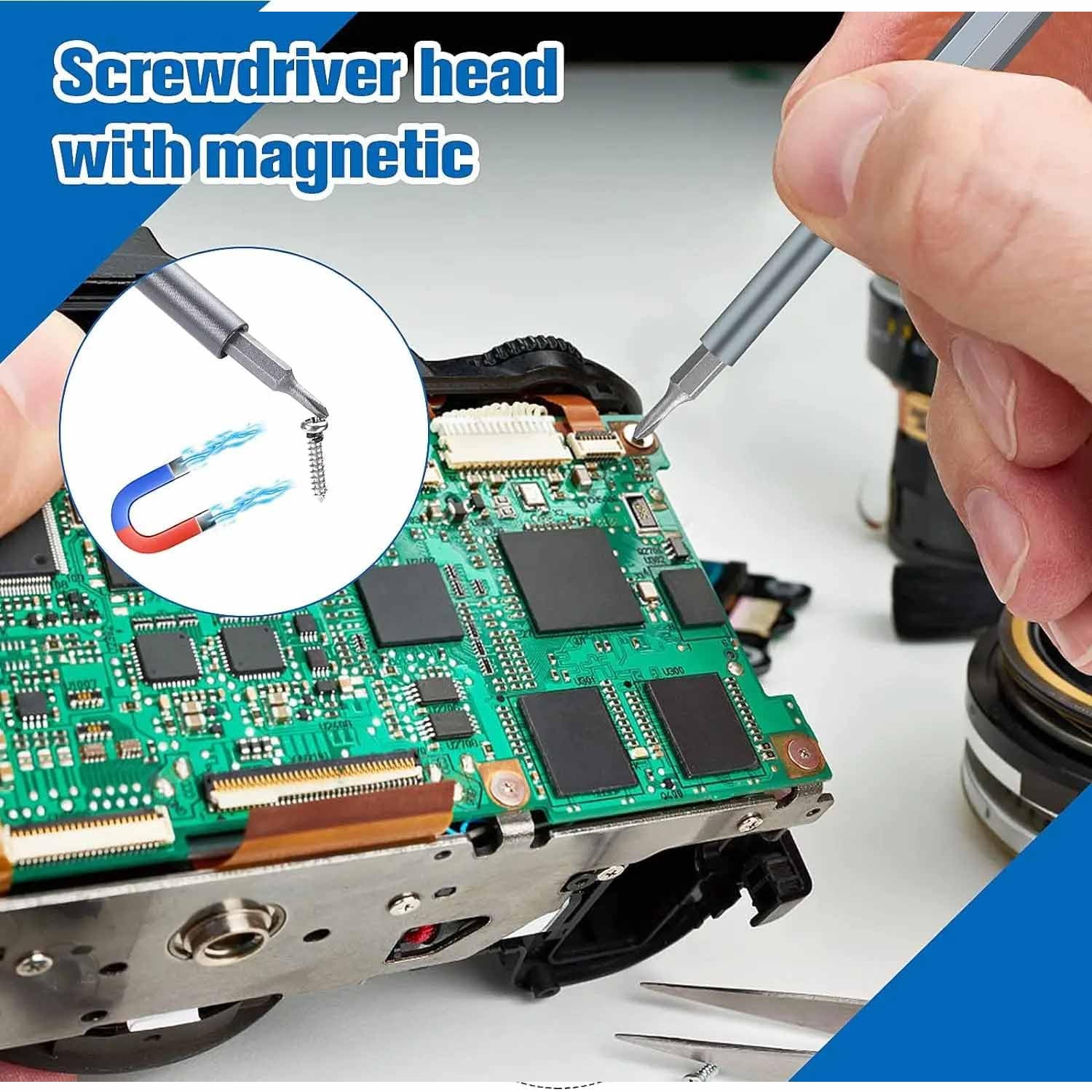 Aluminium 24 in 1 Precision Screwdriver Set, Screwdriver Tool Set (24 Pcs Set) Signaturekarts