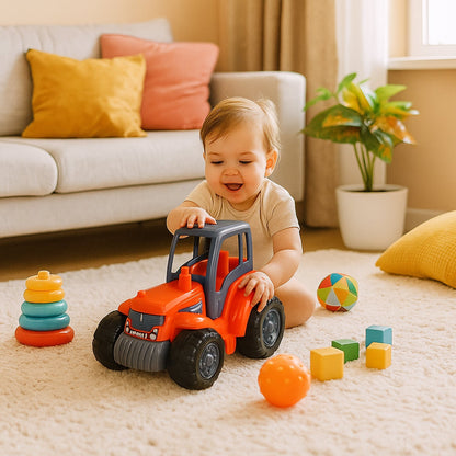 Funwoods Kids Friction Powered Tractor Toy - (1 Pc) signaturekarts