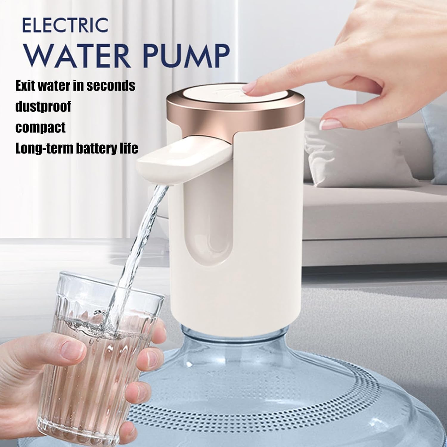 USB Rechargeable Automatic Water Dispenser for 20 Litre Bottle (1 Pc) Signaturekarts