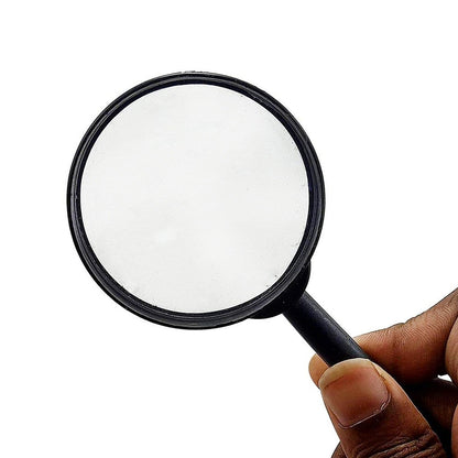 Magnifying glass Lens - reading aid made of glass - real glass magnifying glass that can be used on both sides - glass breakage-proof magnifying glass, Protect Eyes, 90mm & 60mm (2pc Set) signaturekarts