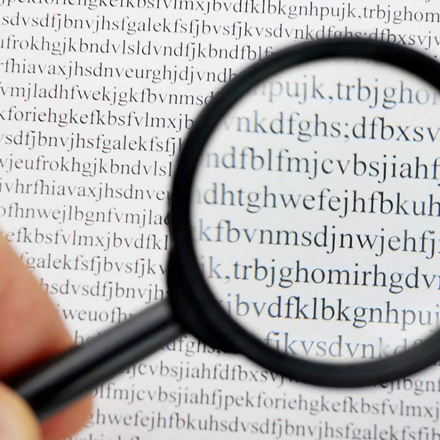 Real Glass Magnifying Lens for Reading, Breakage-Proof (50 mm) signaturekarts