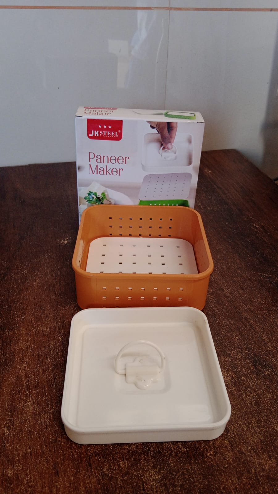 Square Shape Paneer Maker with Lid, Tofu & Sprouts Mould Your Brand