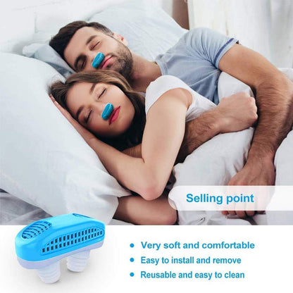 2 in 1 Anti-Snoring & Air Purifier Nose Clip Device (1 Pc / With Plastic Case) Signaturekarts