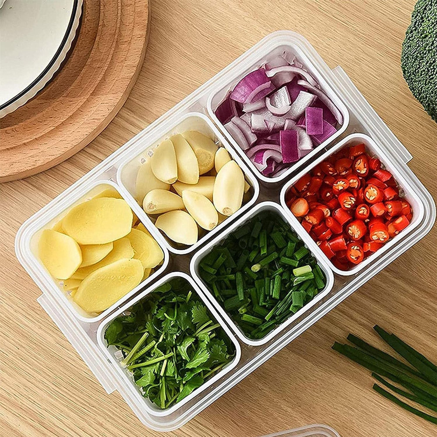 Fridge Storage Box – Freezer & Kitchen Organizer for Vegetables & Food (1 Pc) signaturekarts