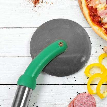 Kitchen Stainless Steel Wheel Pizza Cutter (1 pc) Signaturekarts