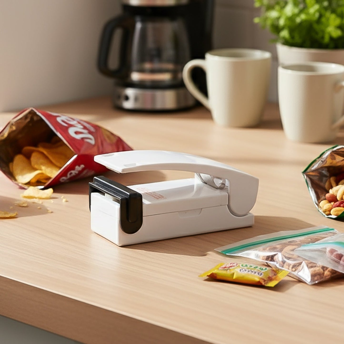 Portable Mini Heat Sealer Machine for Plastic Bags (1 Pc) signaturekarts