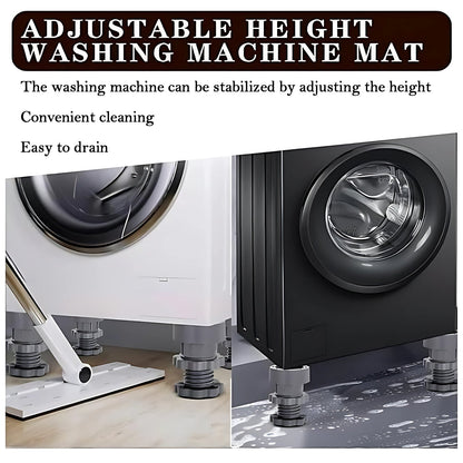 Adjustable Anti-Vibration Pads for Washing Machine and Refrigerator Base (4 Pc) Signature Kart