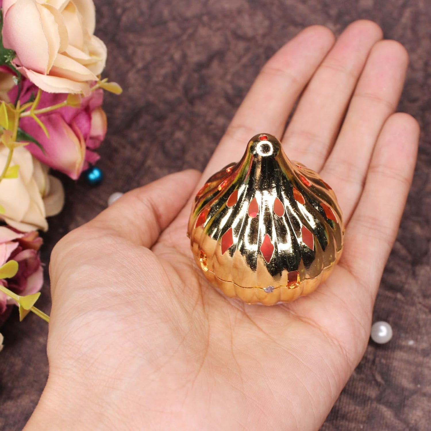 Multicolor Modak Shaped Color Changing LED Light (1 Pc) Signaturekarts