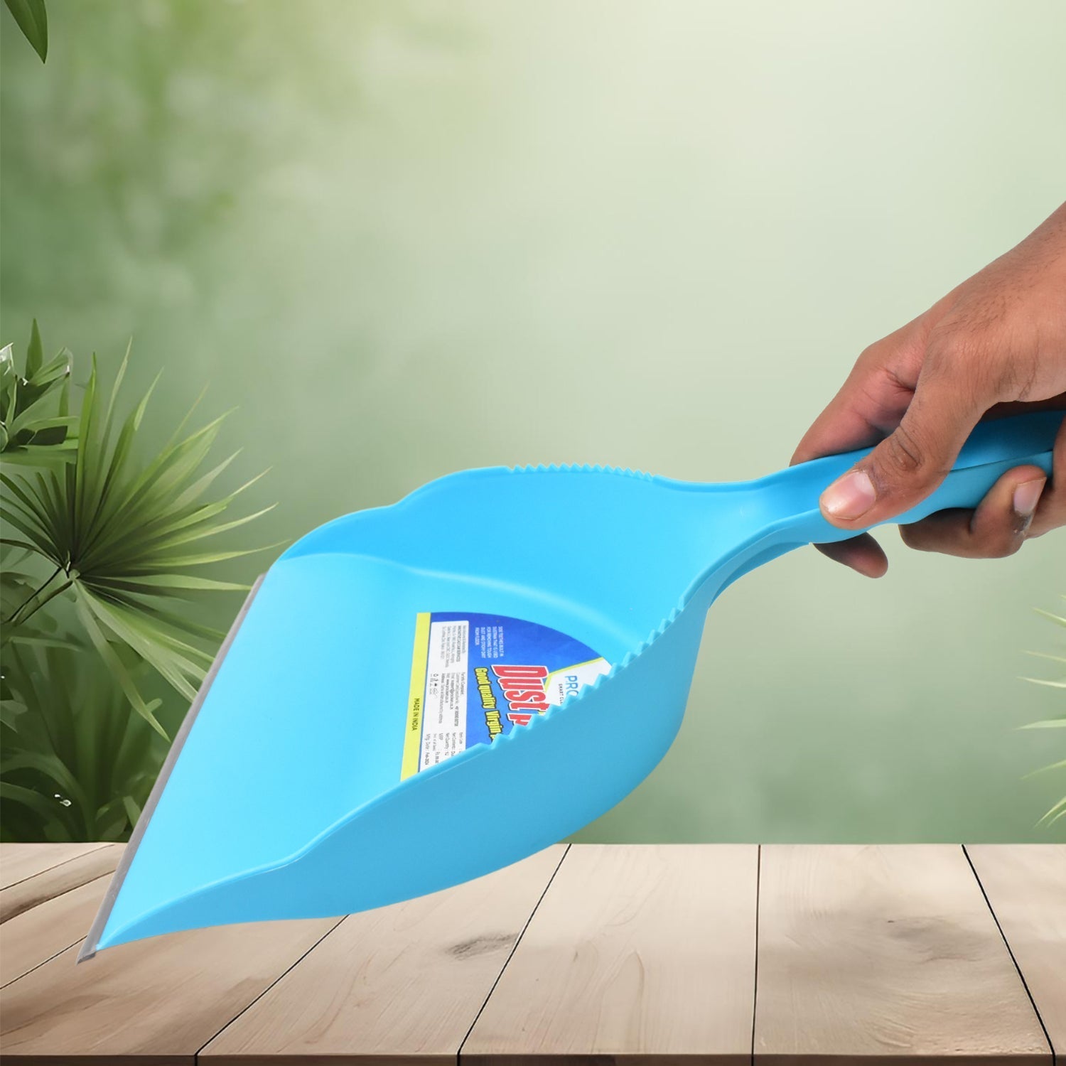 Heavy Plastic Dustpan with Handle, Supdi (1 Pc) Signaturekarts