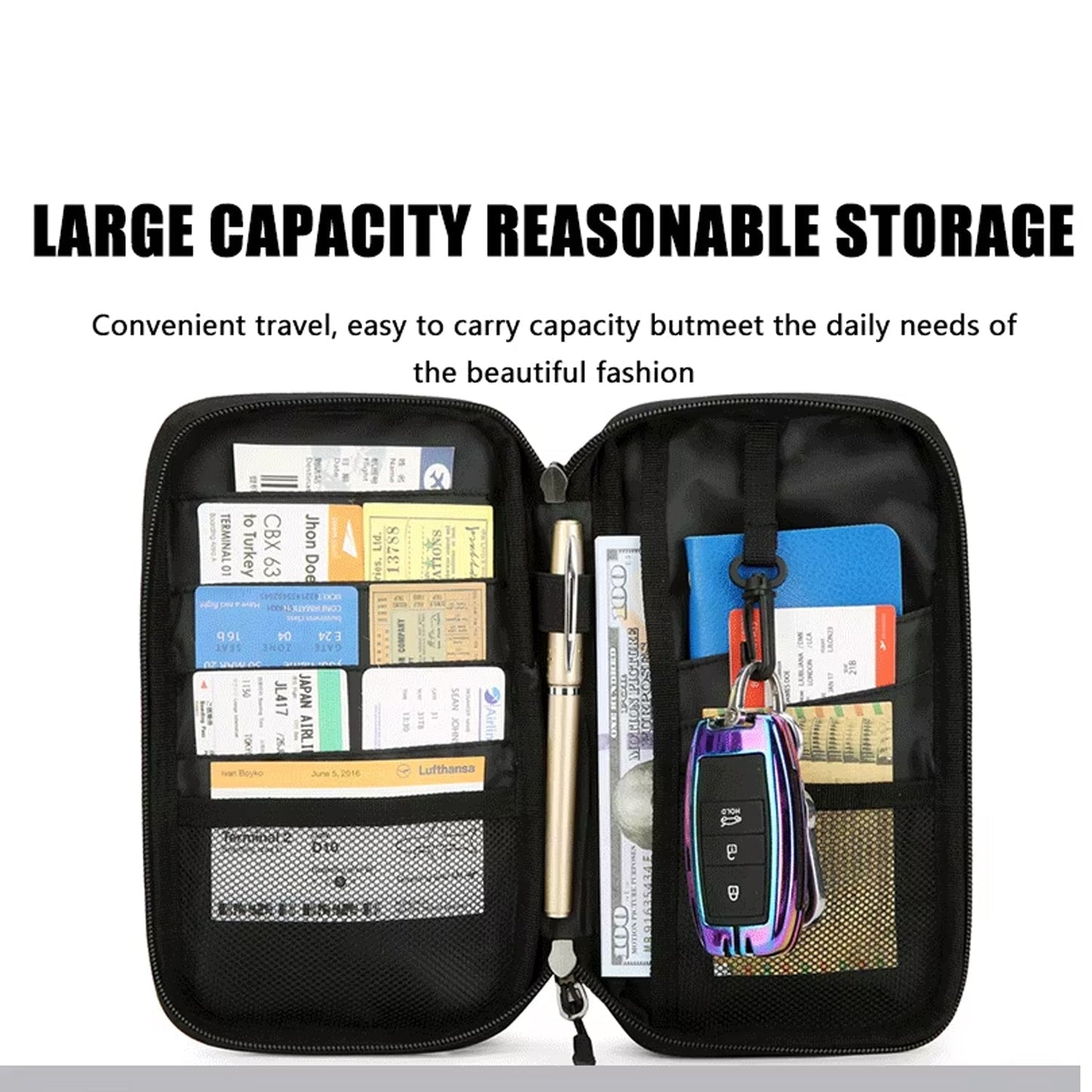 Document Zipper Pouch | Zipper Pouch Document Bag (1 Pc) Signaturekarts
