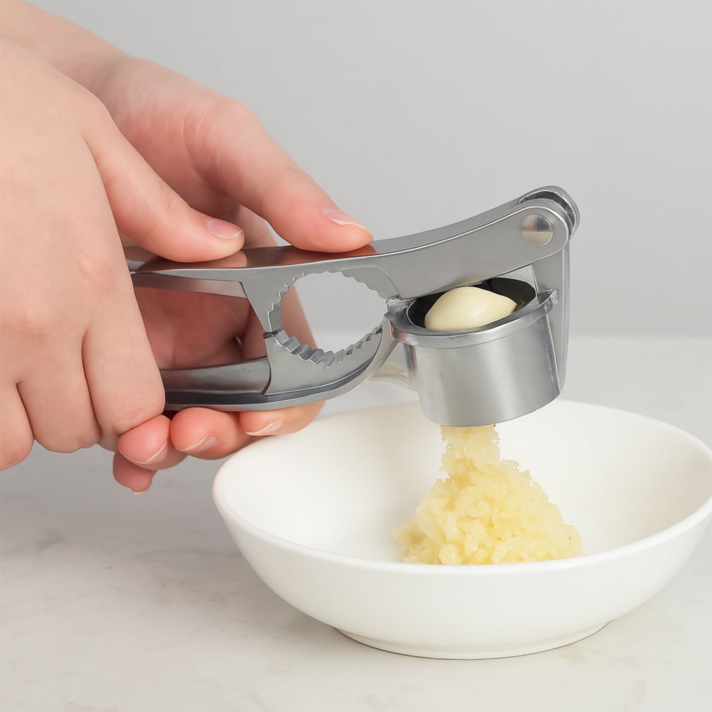 2 in1 Garlic Masher Premium Garlic Press & Walnut Cracker Opener (1 Pc) Signaturekarts