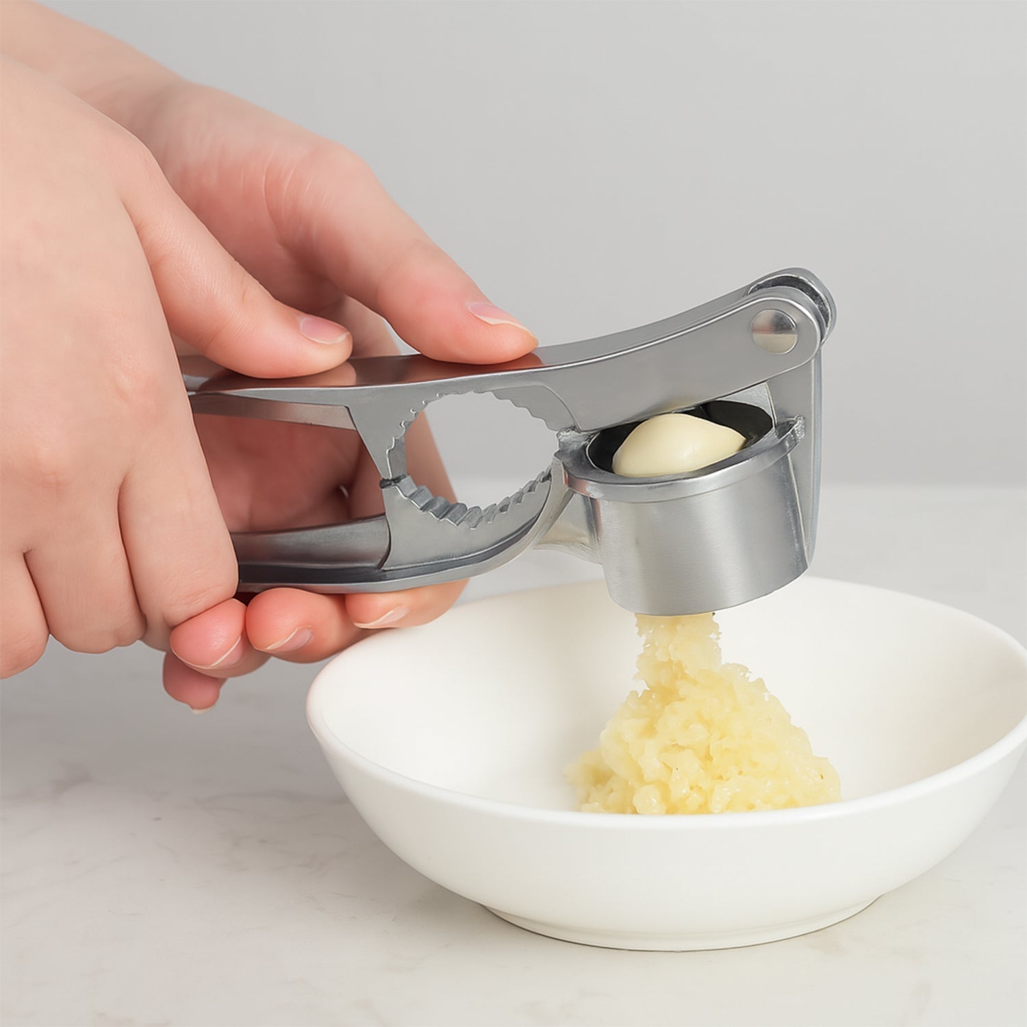2 in1 Garlic Masher Premium Garlic Press & Walnut Cracker Opener (1 Pc) Signaturekarts