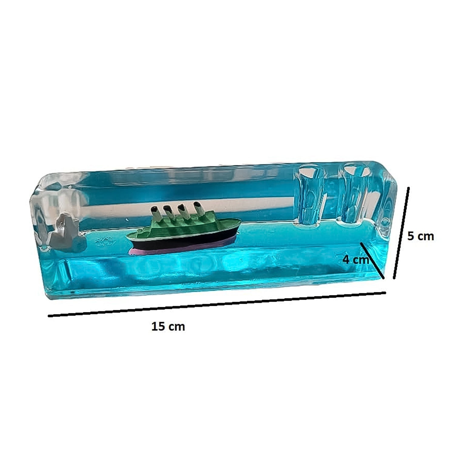 Car Interior Dashboard Decoration Floating Water Cruiser Ship (1 Pc) signaturekarts