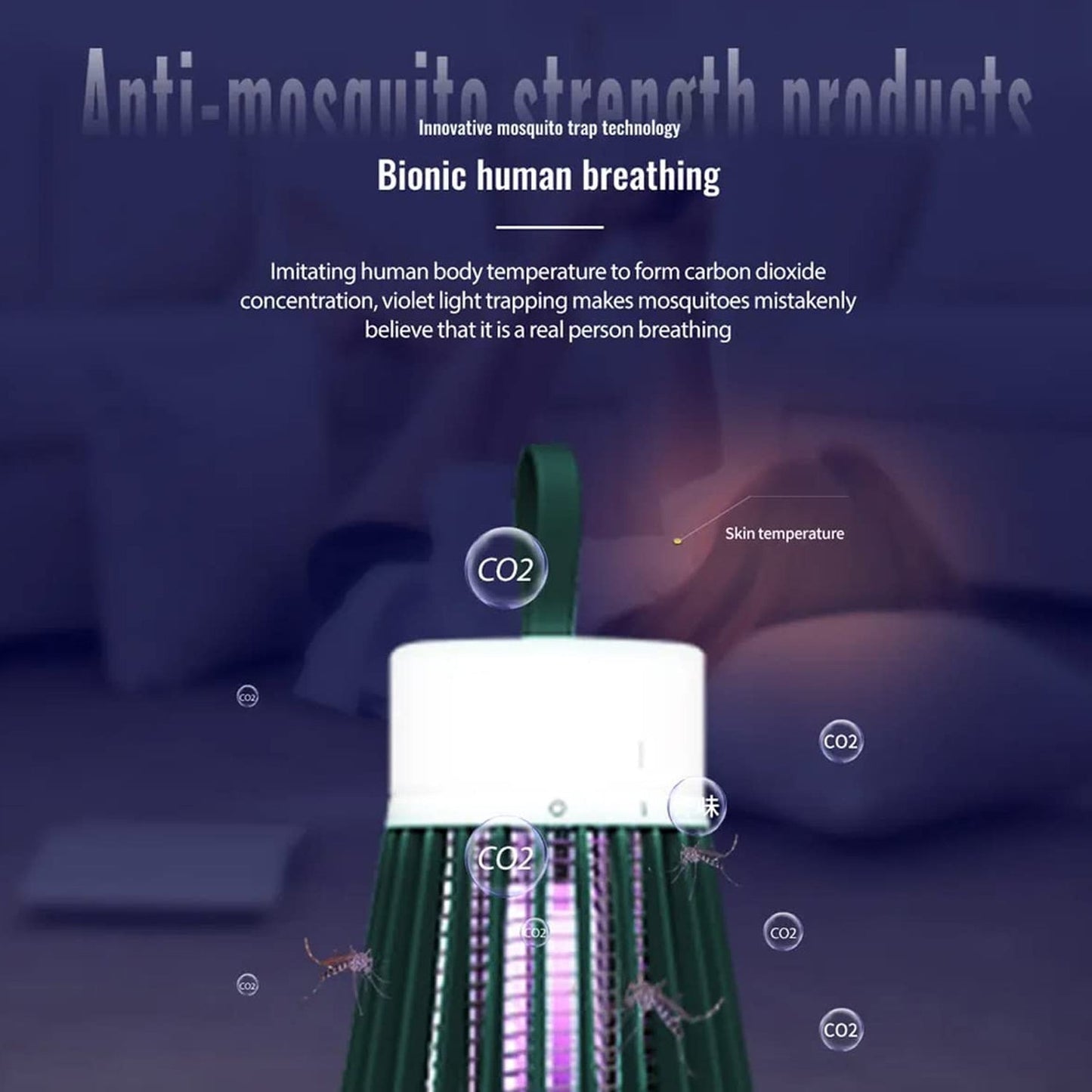 Mosquito Killer LED Lamp for Indoor & Outdoor (USB Powered) signaturekarts