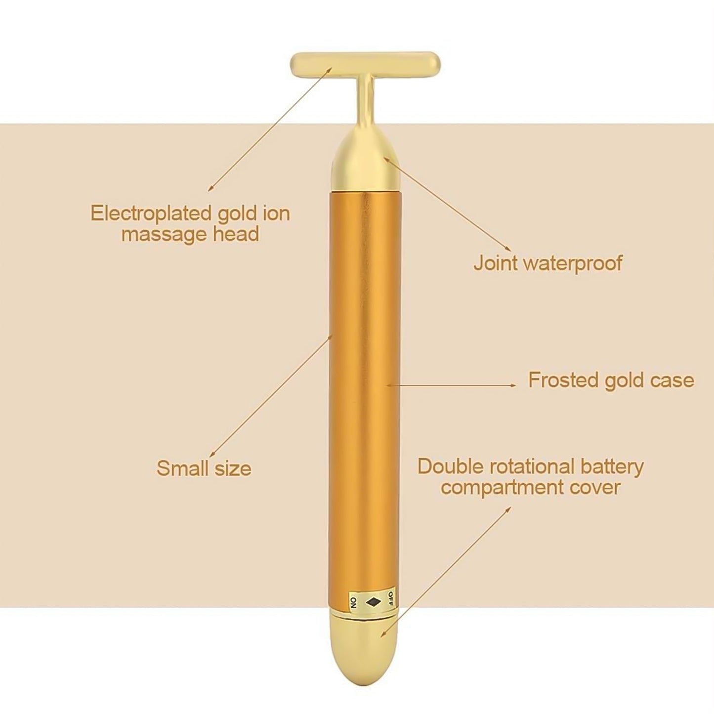 Golden Energy Face Massager (1 Pc) Signaturekarts