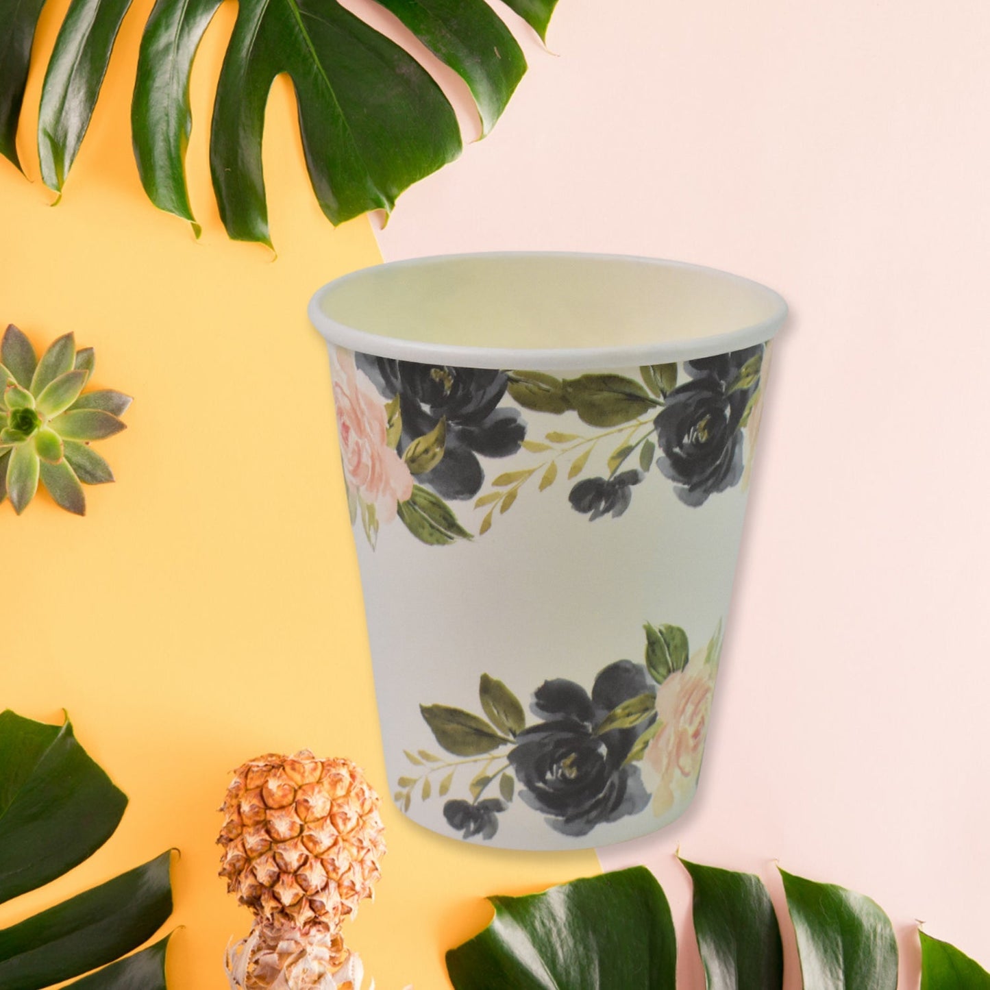 Disposable Paper Cups, Disposable Tea, Coffee Cups (10 Pcs Set / Mix Color & Design) Signaturekarts
