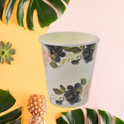 Disposable Paper Cups, Disposable Tea, Coffee Cups (10 Pcs Set / Mix Color & Design) Signaturekarts