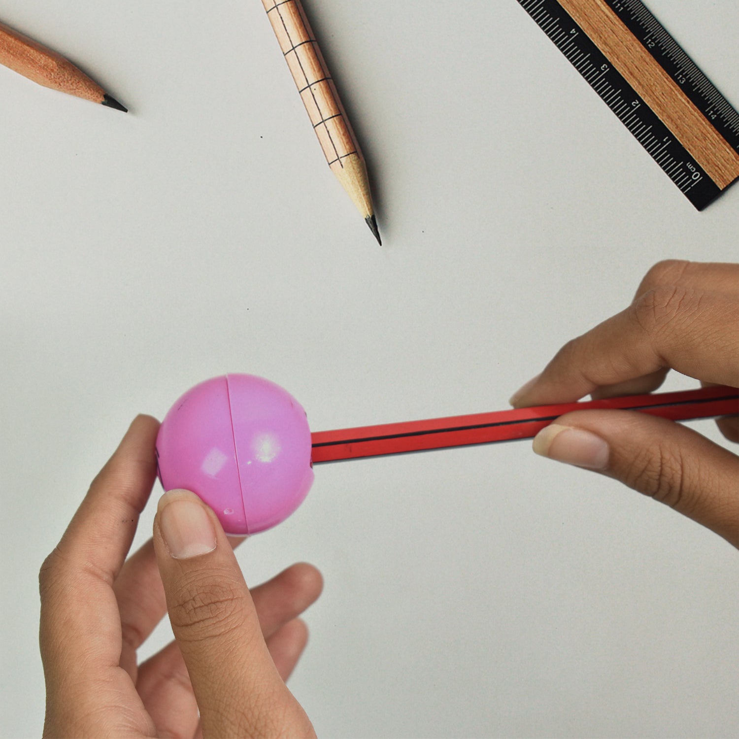 Round Shape Mix Design Pencil Sharpener (1 Pc / Round Shape Mix Design) Signaturekarts