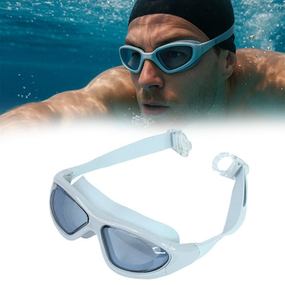 Knx Premium Wide Vision Swimming Goggles With protective hard case (1 Pc) Signature kart