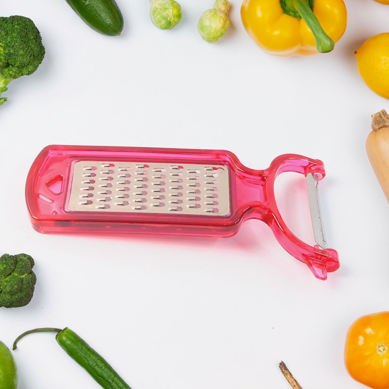 2-in-1 Multifunctional Kitchen Peeler with Grater (1 Pc) Signature Kart