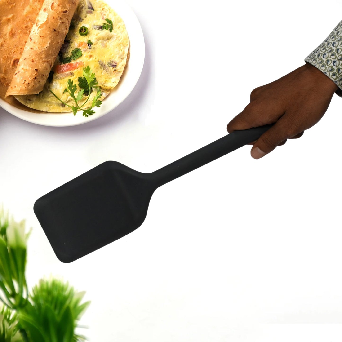Cutlery Kitchen Set Dessert Serving Spatulas-Premium Nylon Turner and Flipper Signaturekarts