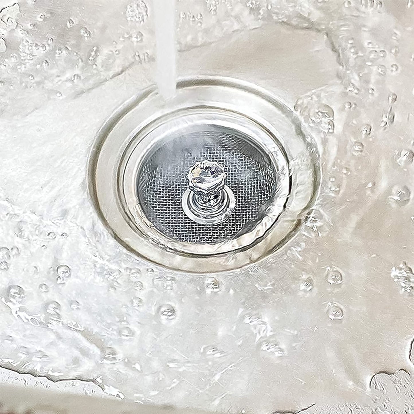 Stainless Steel Sink Strainer Basket Strainer Kitchen Sink Strainer (1 Pc) Signaturekarts