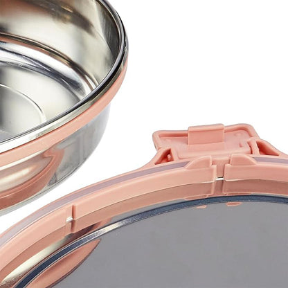 Ganesh Classy 2-Piece Stainless Steel Lunch Box Set Signature kart