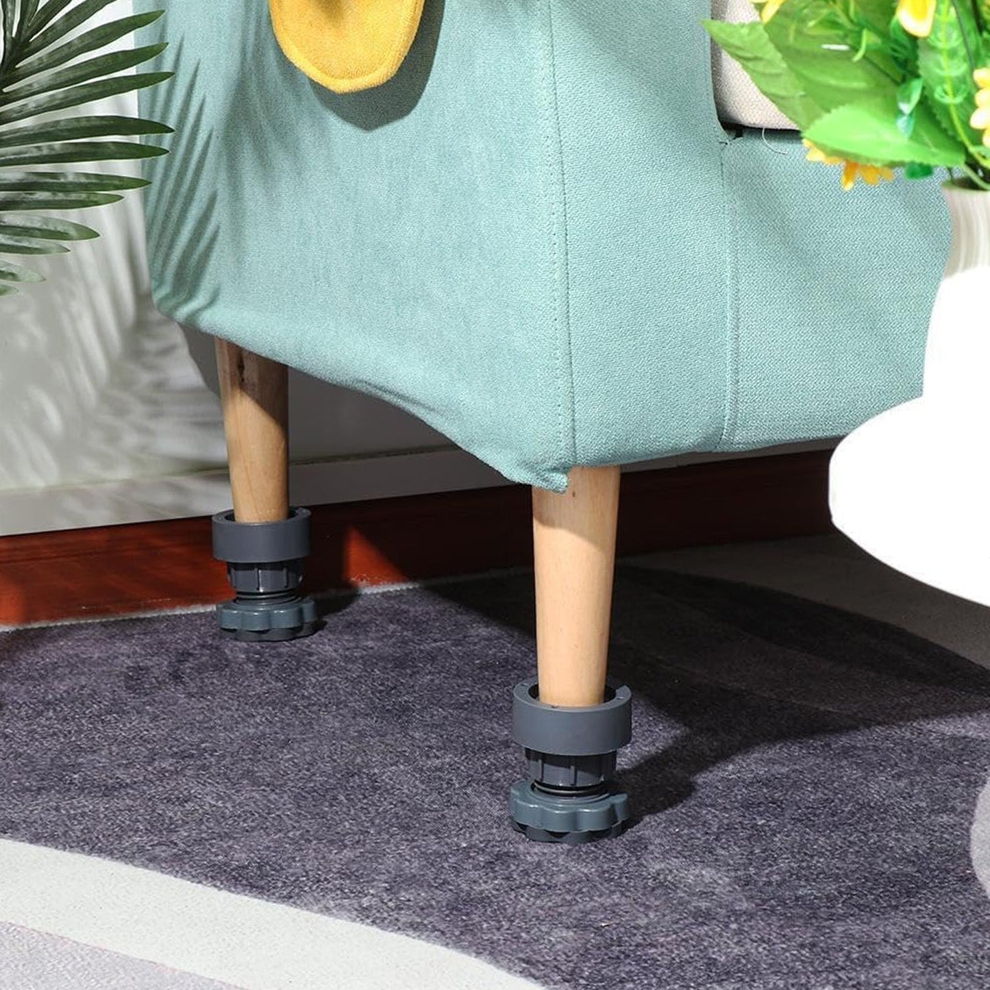 Plastic Washing Machine Vibration Feet (4 Pcs Set) signaturekarts
