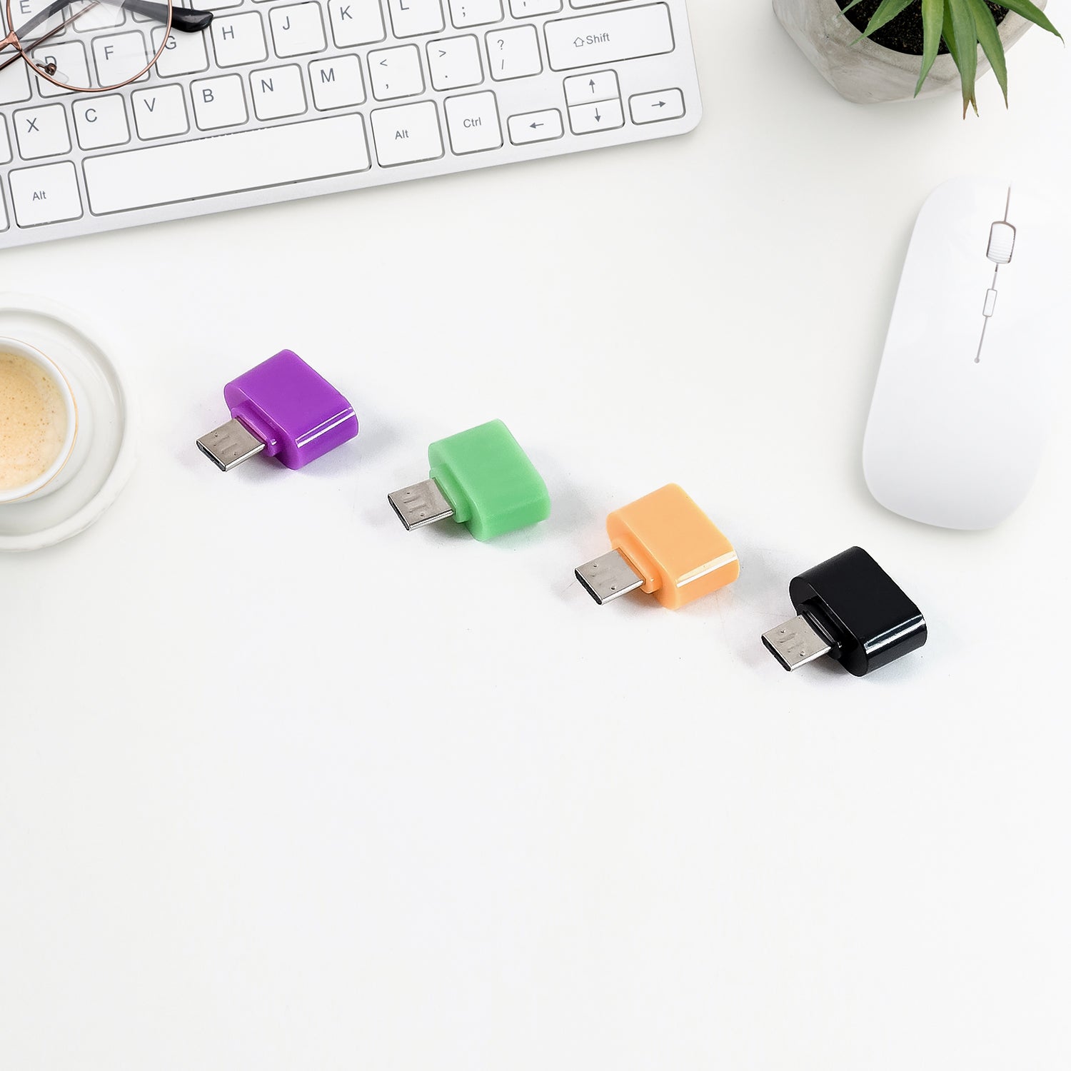 Micro USB OTG Adapter Converter (10 Pcs Set) Signature kart