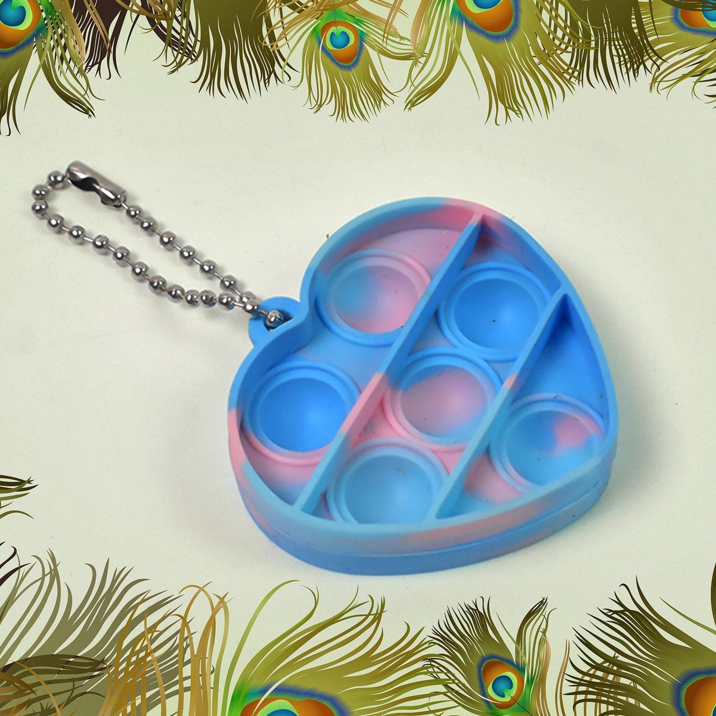 Fidget Toys for Kids Mini  Keychain (1 Pc / Mix Color & Design) Signaturekarts