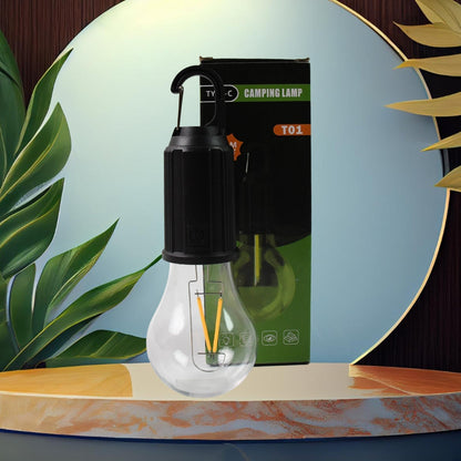 Rechargeable LED Camping Lantern – 3 Modes, Portable with Clip Hook (1 Pc) signaturekarts