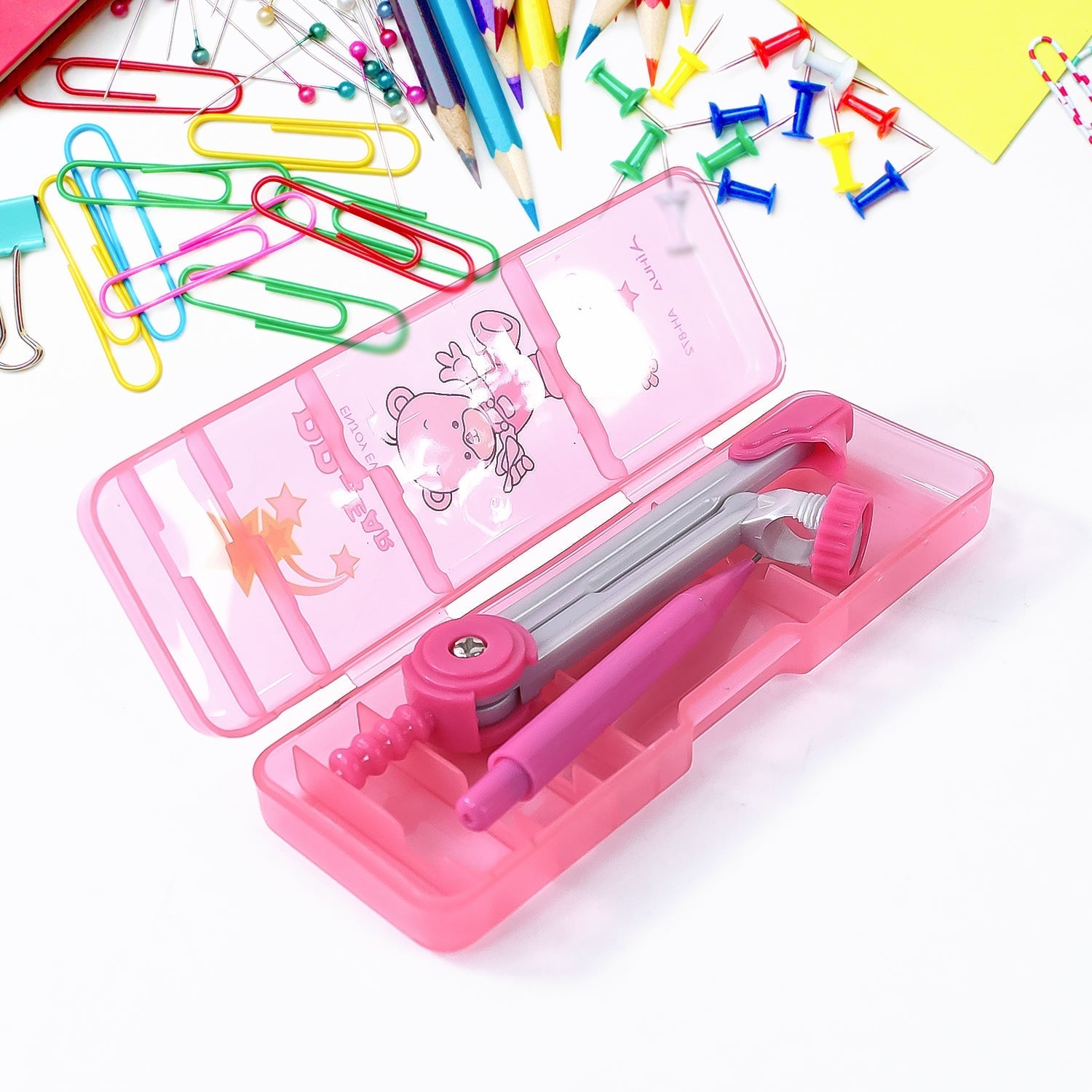 Geometry Compass Set for Kids (3 IN 1 / 1 Set) Signature kart