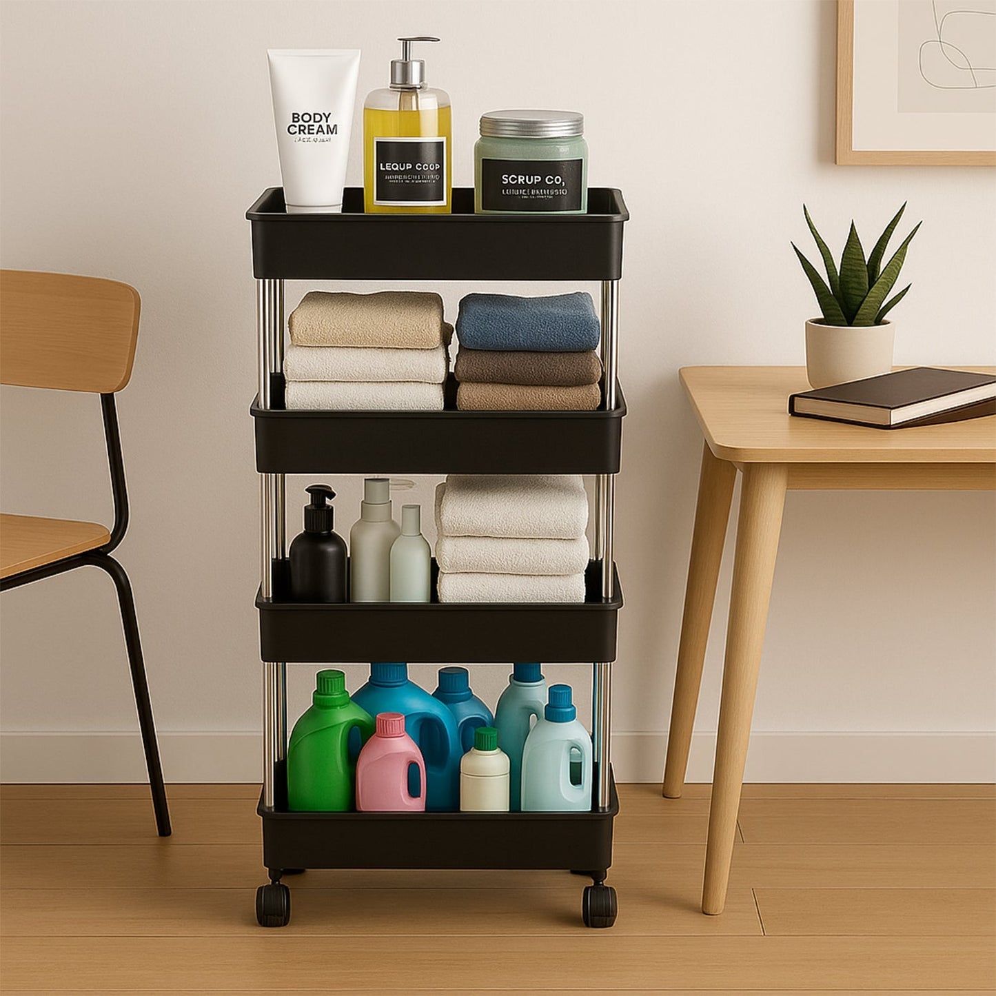 Movable Storage Rack Trolley Signature kart