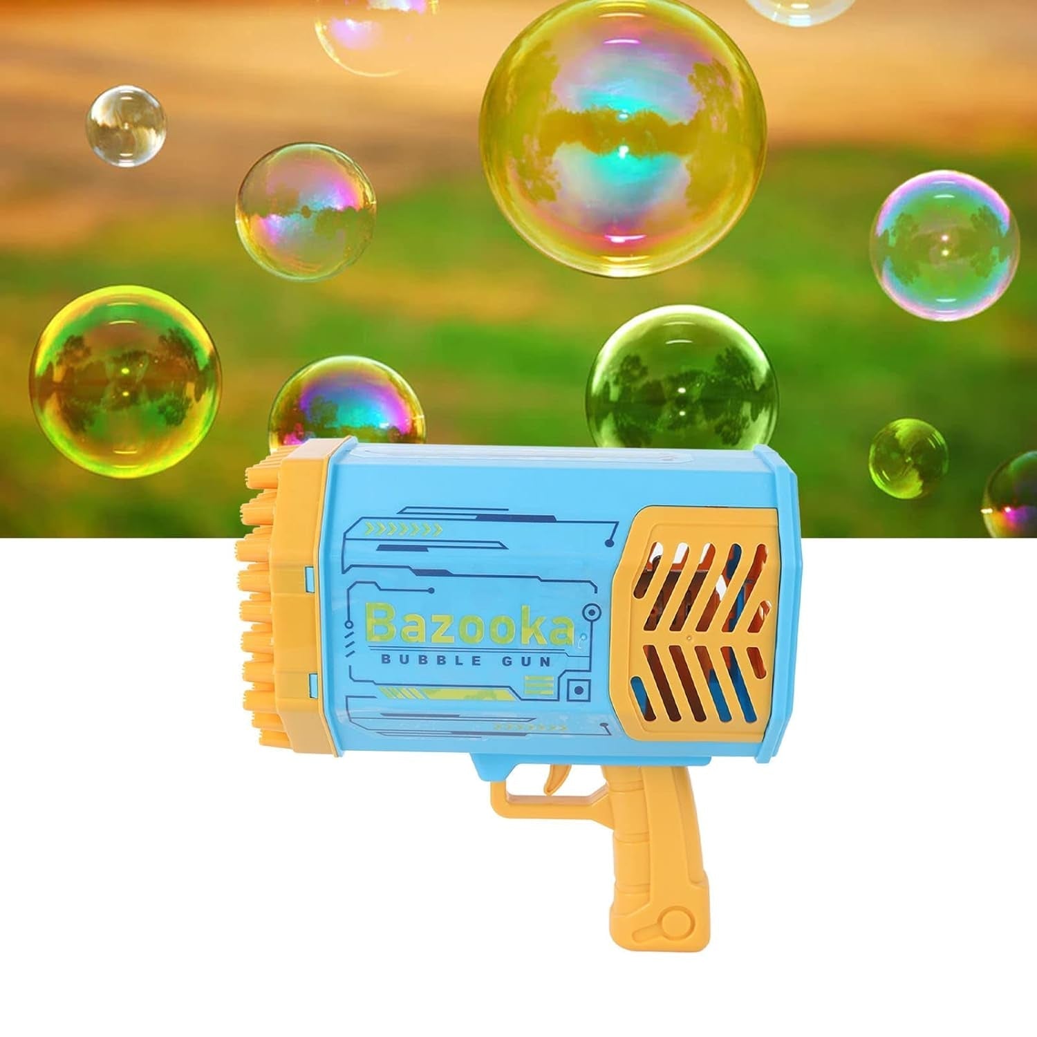 69 Holes Big Rechargeable Bubble Gun Powerful Machine Toy for Kids and Adults signaturekarts