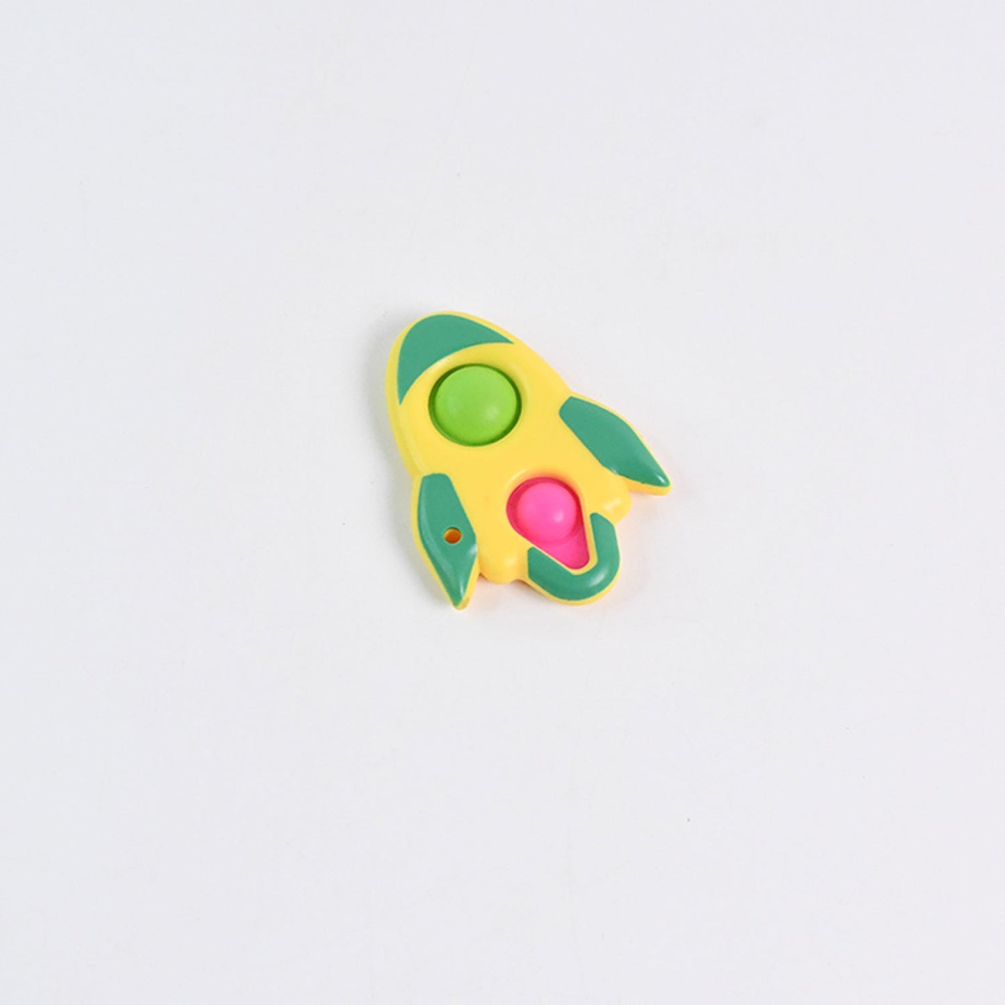 Rocket Shaped Dimple Keychain Toy (1 Pc) Signature kart