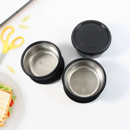 Insulated Stainless Steel Tiffin Lunch Box Set with Carry Bag (1 Set) The Morsignaturekarts