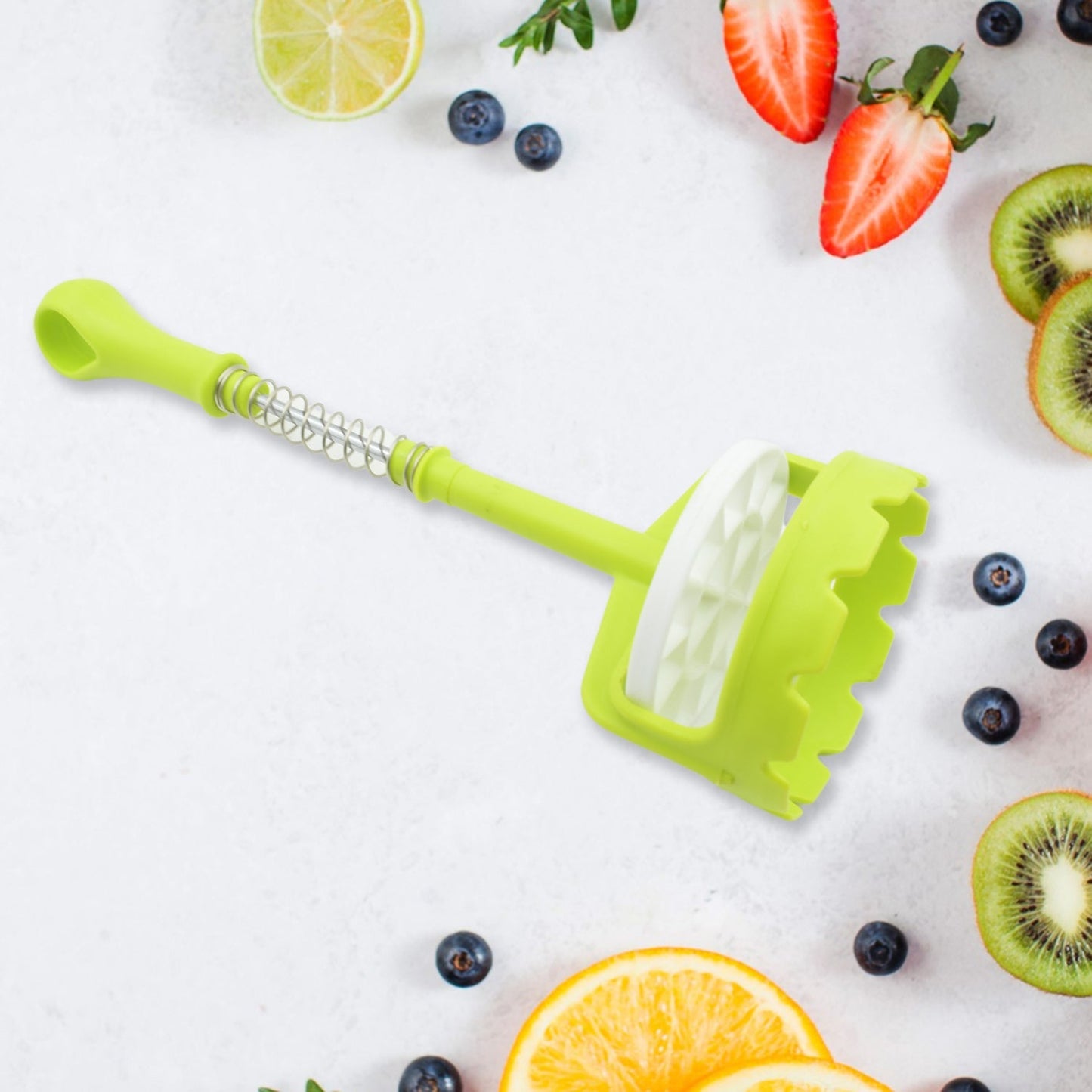 One-Handed Manual Mashed Potato Spring Press Tool signaturekarts