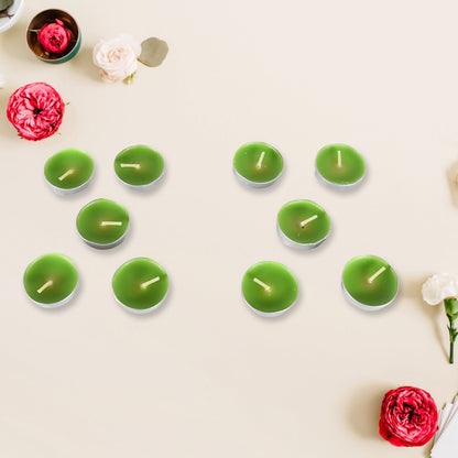 8–9 Hour Unscented Smokeless Candles for Festivals, Parties & Dinners (10 Pc) signaturekarts