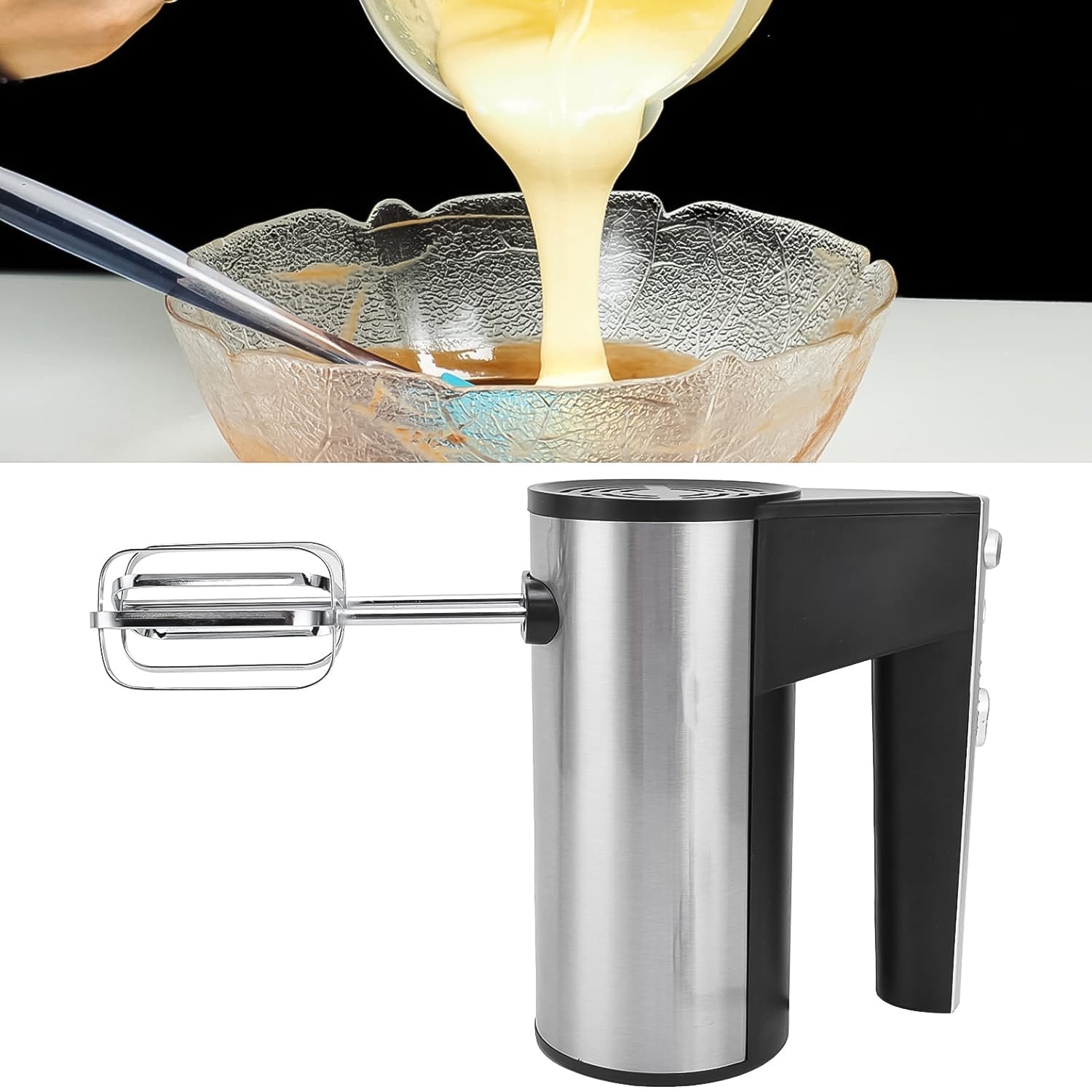 Orbit Stainless Steel Electric Hand Mixer - 450W signaturekarts