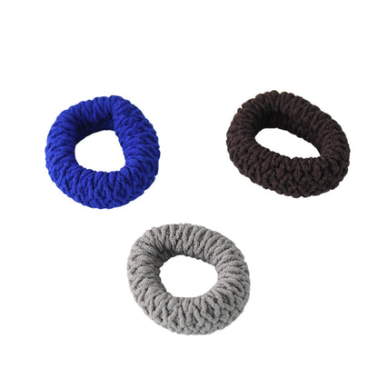 Tyre Shape Hair Rubber Bands Pack of 3 (Multicolour), Hair accessories signaturekarts