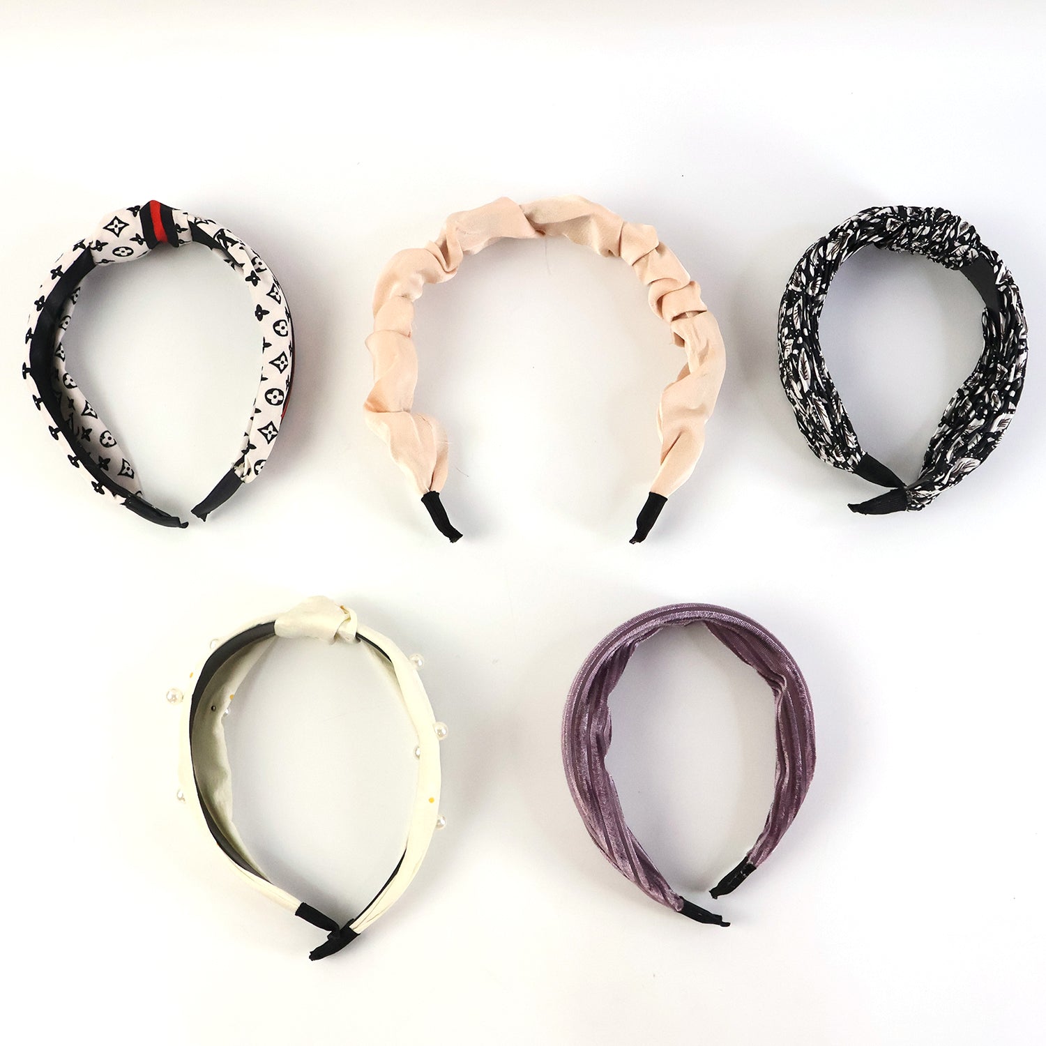 Women’s Ribbed Texture Knot Design Hairband (1 Pc / Mix Design) Signature Kart