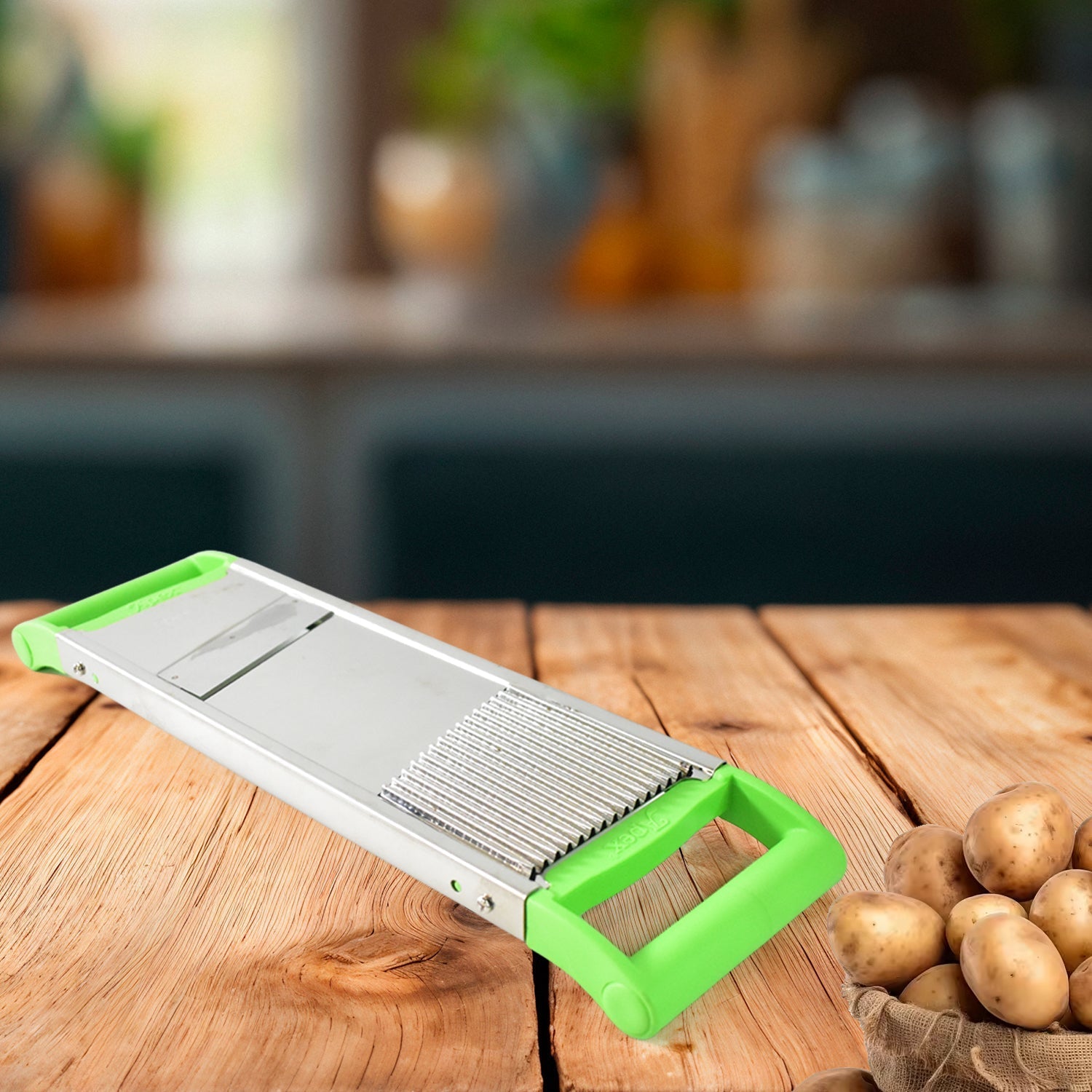 Apex Stainless Steel Vegetable Slicer (2-in-1) Signature kart