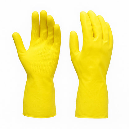 2 pair med yellow gloves For Cleaning Your Brand