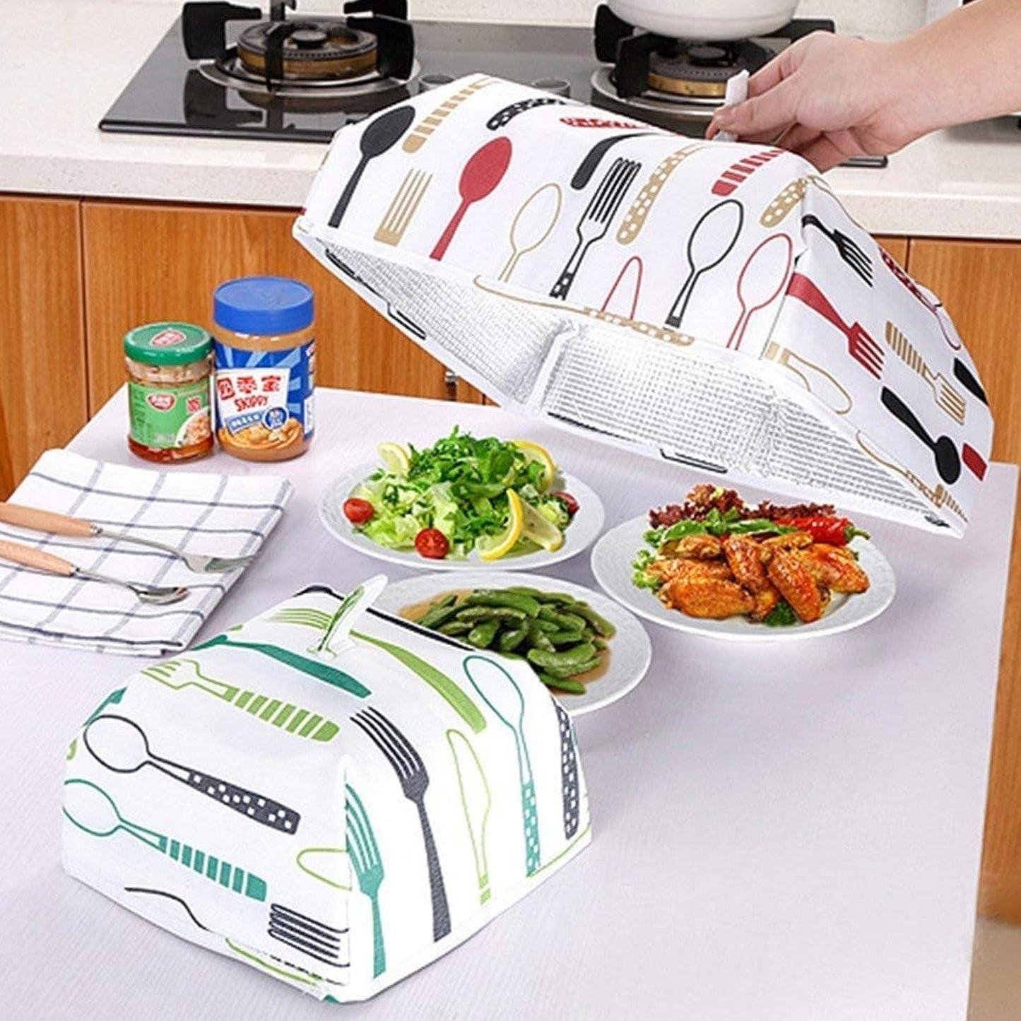 Foldable Food Covers, Kitchen Lid Foldable Cover (1 Pc / Small) Signature kart