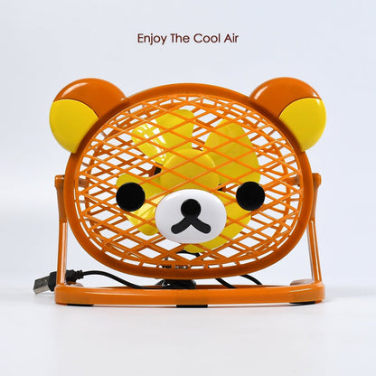Stylish & Silent: Teddy Bear USB Fan for Any Space – Adjustable Cooling! signaturekarts