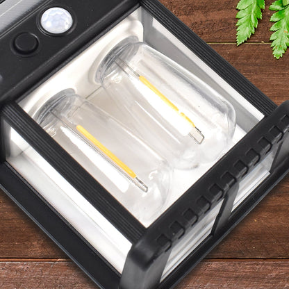 18W Solar Wall Double Lights / Lamp with 2 Modes & Motion Sensor (1 Pc) Signature kart